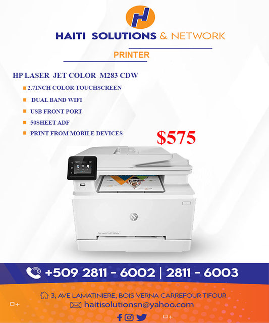 HP Lase Jet Color M283 CDW Printer